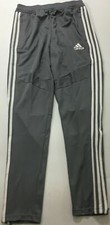 Adidas YOUTH TIR019 TR PNTY Sweat Pants Gray White DT5178 Size M