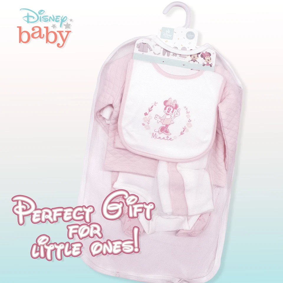 Ensemble Disney Minnie Mouse Coordonné Bébé Fille Cardigan Body 6963 - Photo 4/4