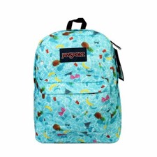 NWT JanSport Superbreak Student Backpack - Multi Pool Party - Discontinued Color