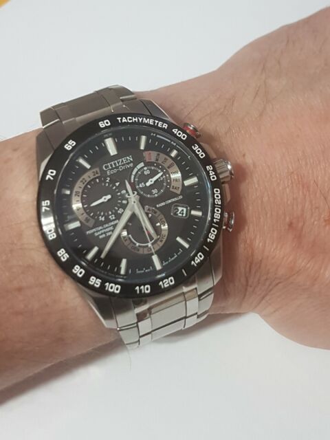 Citizen Eco-Drive A-T Skyhawk Radio-Controlled U600-S041341 Mens Watch | eBay