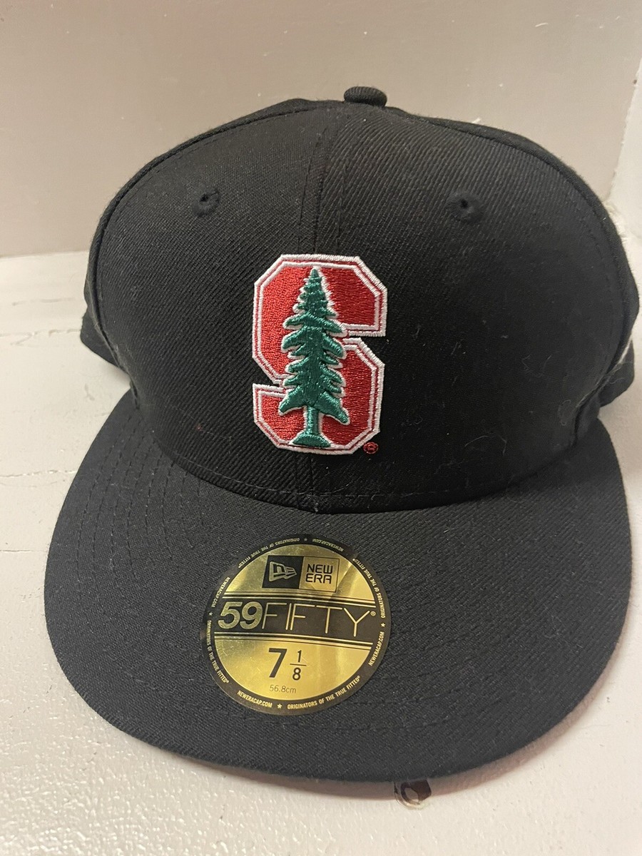 美品！NEWERA  NCAA  STANFORDCARDINAL  7 5/8 Stanford Cardinal New Era Fitted Cap Hat Size 7 1/8 NCAA