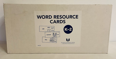 Bridges in Mathematics Word Resource Cards Grades K-2 MLC 2nd Edition