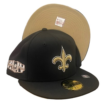 Saints Super Bowl fitted hat New Era New Orleans Saints Pro Bowl Chrome Two Tone Edition  main image 2