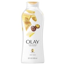Olay Ultra Moisture Shea Butter Body Wash 22 Fl Oz Brand New 0.55 per gallon