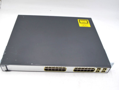 Switch Cisco Catalyst 3750G-24-TS-S - 24 Ports Gigabit - Couche 3 - Occasion