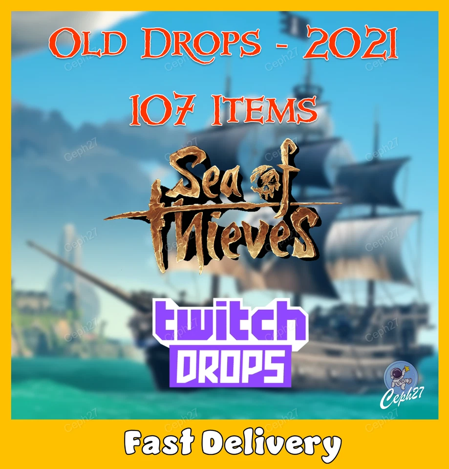 Sea of Thieves Rare Twitch Drops 2021 - Ossidiana/Fenice/Cacciatore - 107 oggetti