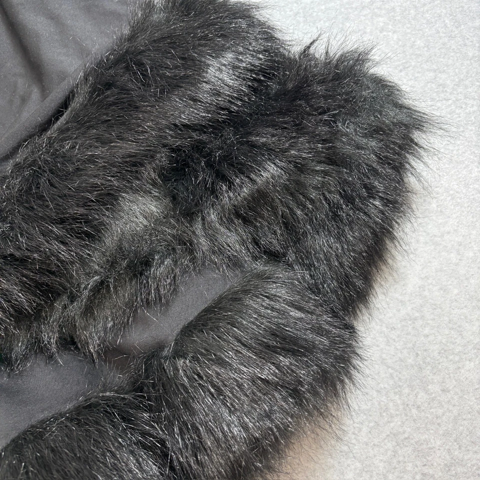 Capa Donna Salyers Fabulous Furs Mujer Negra Imitación Piel Tranquila Lujo Lagenlook Y2K Foto 4 de 4