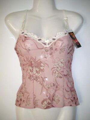 Unterhemd Top rosa gemustert von TRIUMPH Gr. 38  NEUWARE