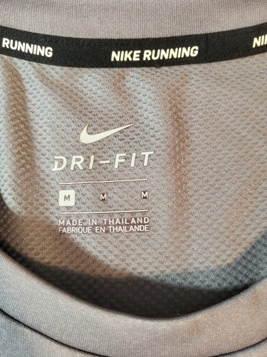 Nike Women Racer Running Tank Top stars AQ0395 - Gunsmoke Gray 036 - Size M NWT - Picture 5 of 11