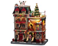 Lemax 25861 - Santa''S Rooftop Bash, With 4.5V Adaptor Neu