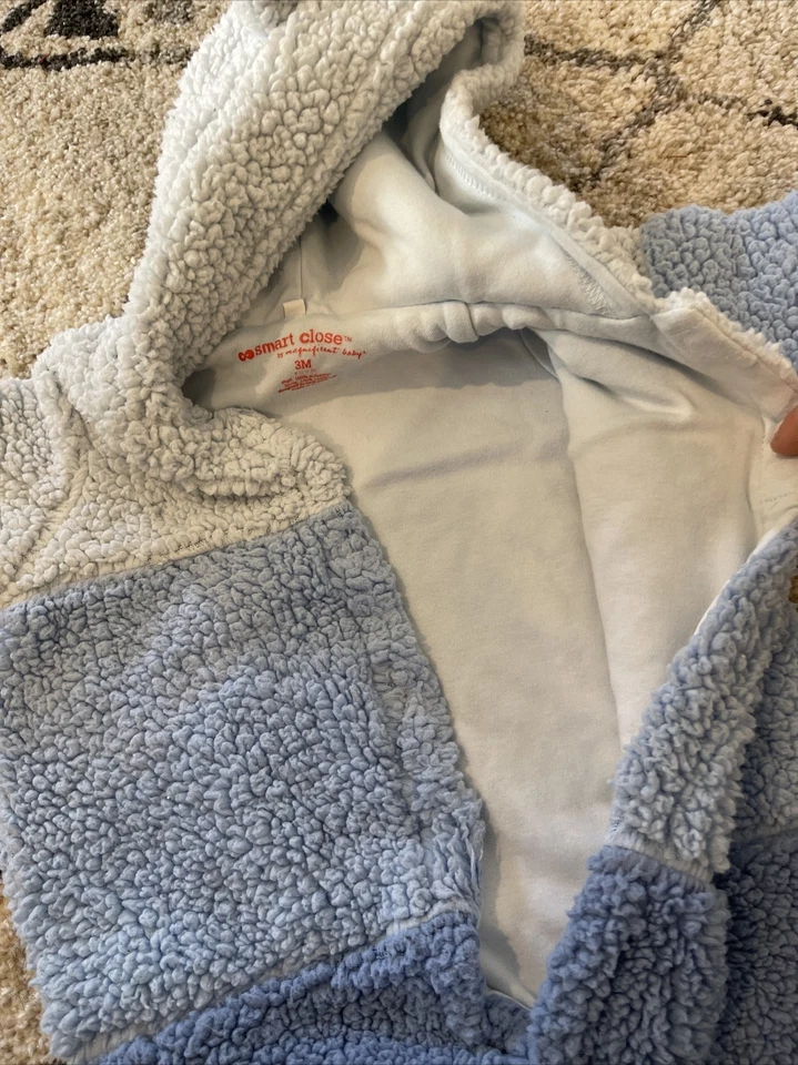 Magnífico pijama con capucha polar de una pieza para bebé infantil talla 3 meses Foto 3 de 4