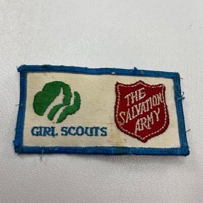 ROUGH & DIRTY Girl Scouts & THE SALVATION ARMY Patch B046