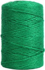 Vivifying Garden Twine 328 Feet 3mm Green Plant Ties Strong Jute Twine Stri...