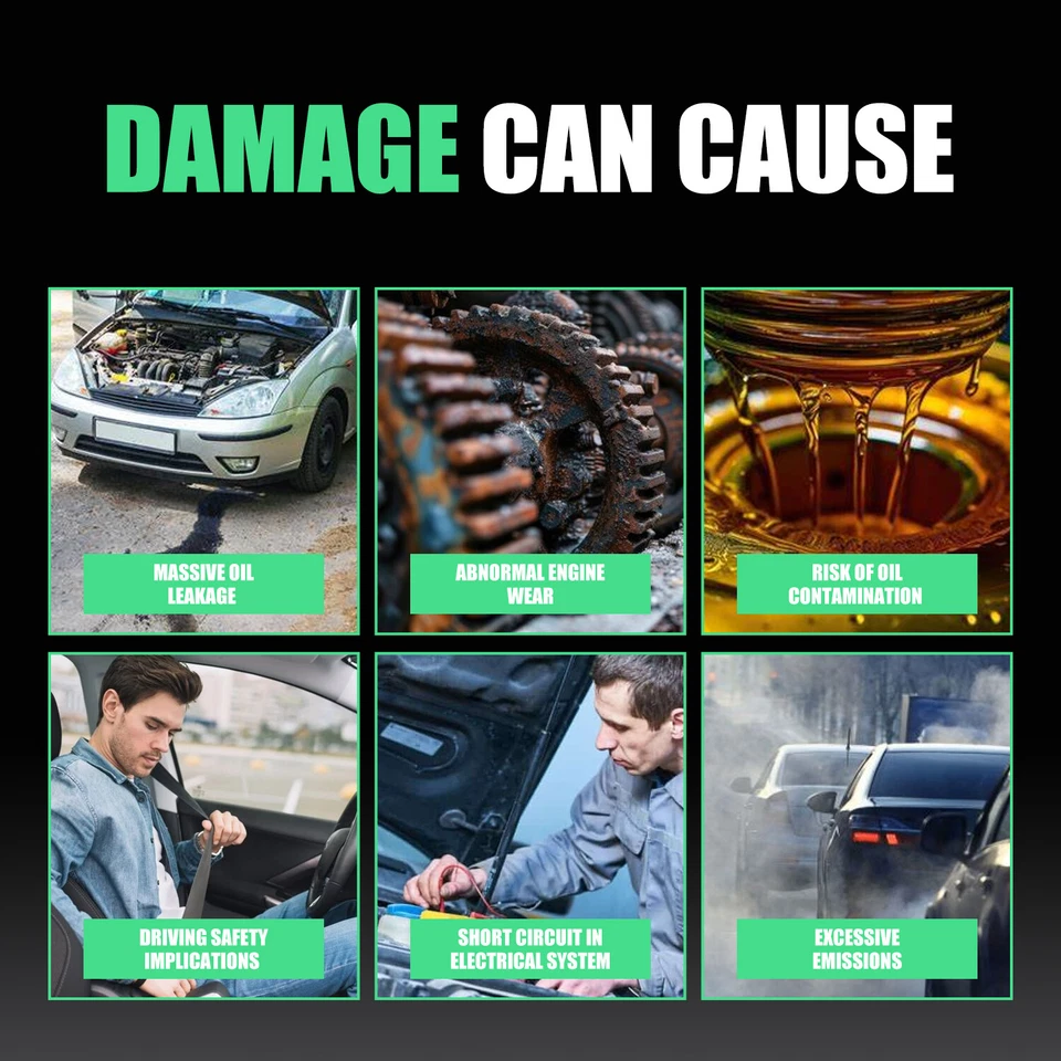 1PC Crankshaft Retainer Rear Oil Seal for Jeep Wrangler Cherokee Ram 1500 2500  - Image 3 of 4