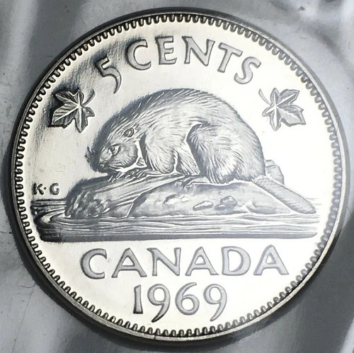1969 Canada 5 Cents — photo from another recent sale