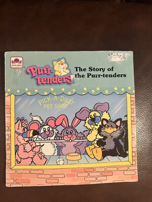 Vintage 80s Purr-tenders The Story of Purr-tenders Golden Book Paperback 1988