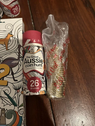 2021 GACH Series 2 Great Australian Coin Hunt Opened Tube With 26 Coins & Folder - Picture 2 of 4