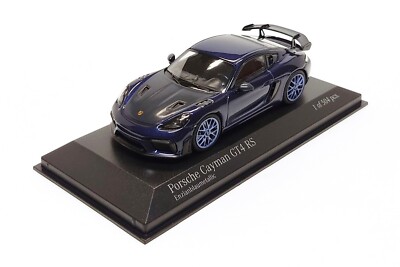 1/43 特注 ミニチャンプス ポルシェ 718 ケイマン GT4 RS ブルー Minichamps 1:43 Porsche 718 Cayman GT4 RS (982) in Gentian