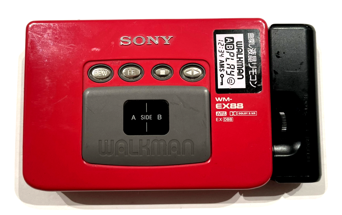 SONY WALKMAN EX D88 カセットプレーヤー SONY WM-EX88 walkman stereo cassette player Made in Japan