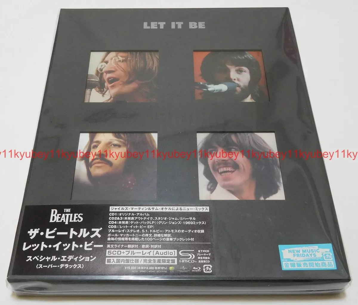 New The Beatles Let It Be Super Deluxe Edition 5 SHM-CD Blu-ray Audio Book  Japan