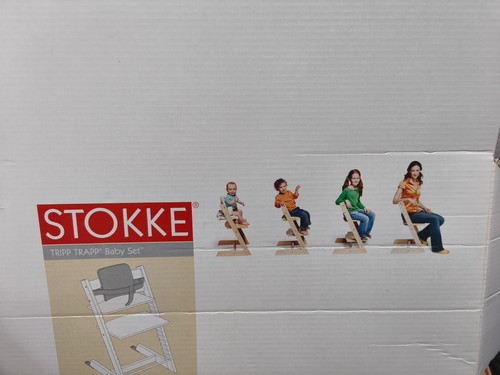 STOKKE HOLZBÜGEL MIT LEDERGURT+RÜCKENLEHNE+VERPACKUNG+ANLEITUNG - Bild 3 von 3