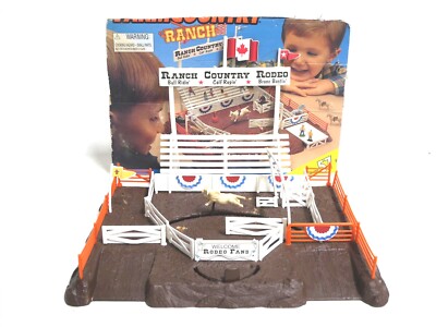 FARM COUNTRY Playset Ranch Country Action RODEO Set ERTL 