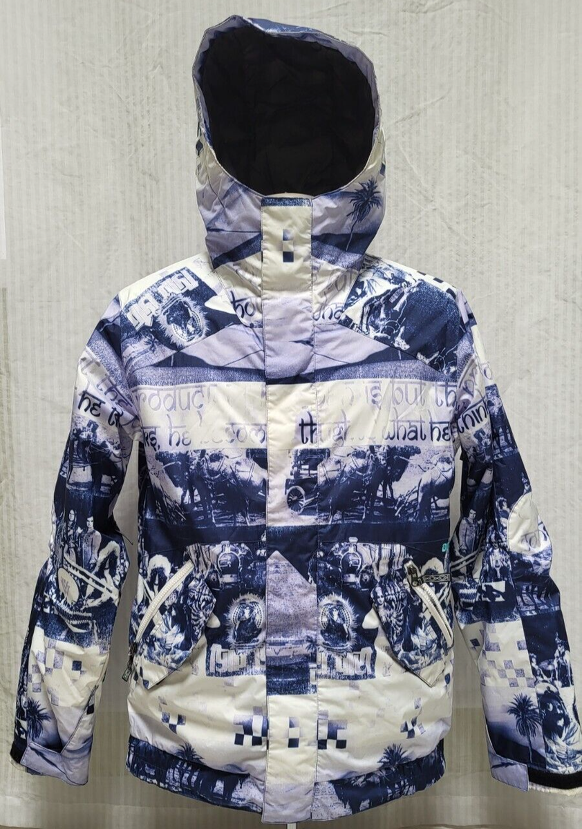 BURTON The White Collection Such A Deal Blue & White Jacket