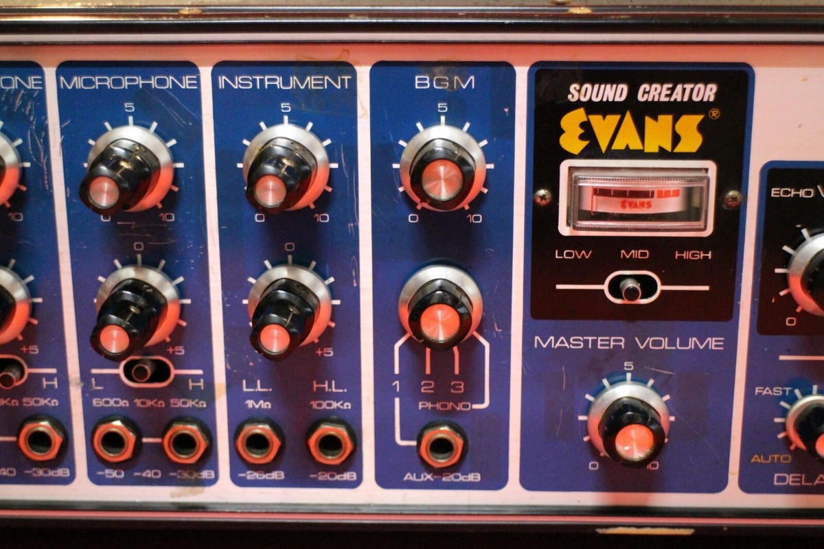 Vintage Evans Nova 400 Sound Creator Tape Echo Delay Machine Vintage Evans Nova 400 Sound Creator Tape Echo Delay Machine