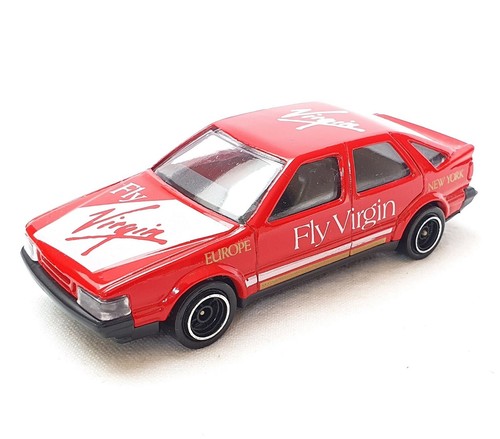 Corgi Toys England 1:43 SAAB 9000 "FLY VIRGIN" #Red Rally Model Car #C106 MIB`84 - Picture 4 of 10