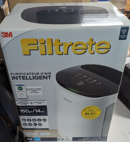 Filtrete - 150 Sq. Ft. Smart Air Purifier for Medium Rooms - White