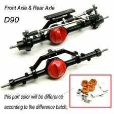 Complete Alloy Front & Rear Axle For  Defender Gelande D90 1/10 RC Crawler