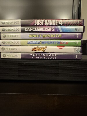 xbox 360 kinect games lot