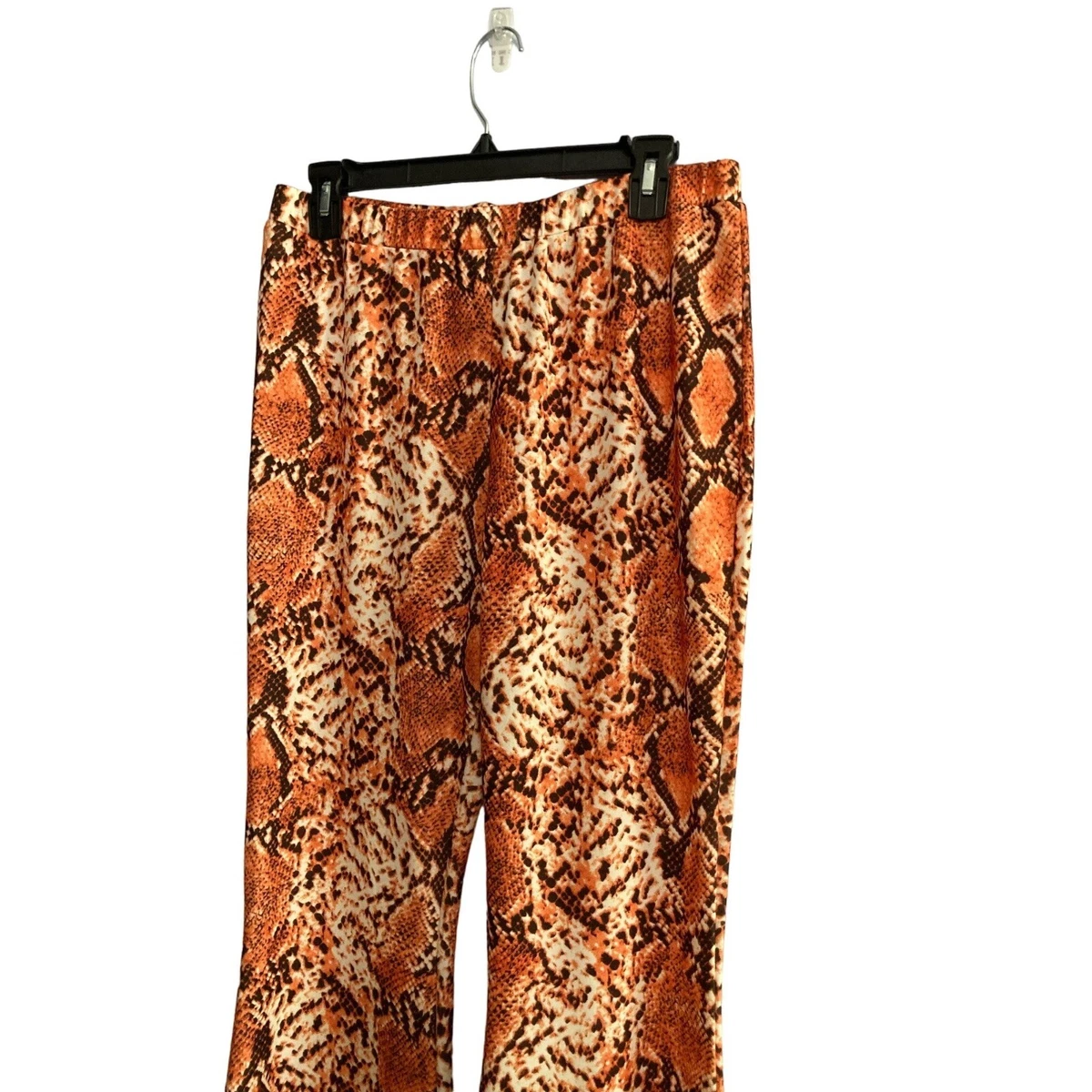 Orange snakeskin cheap pants