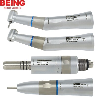 BEING Dental Contra Angle Air Motor 4 Holes Straight Handpiece Low Speed KAVO