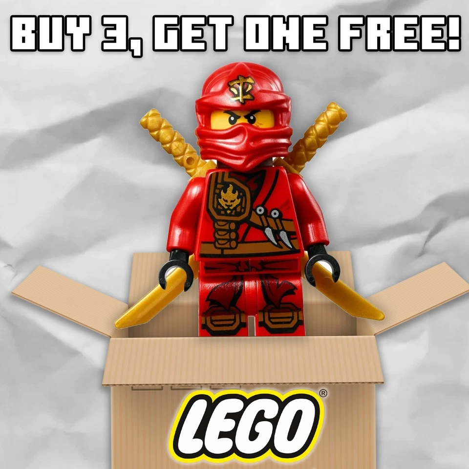 LEGO Ninjago Misterioso Minifigura Bolso Ciego - 100% Genuino Lego (3 FIGURAS) Foto 3 de 4