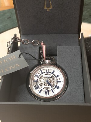 Bulova Sutton Taschenuhr Neu Herren Limited Edition