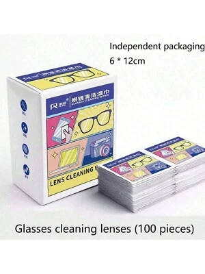 Lens Wipes Glasses Cleaning Camera Optical Phone Moist Screen Mobile Spectacle