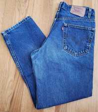 VTG Levis 550 Relaxed Fit Denim Jeans 34x30 (True 31x28.5) Red Tab Made in USA