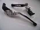 Aprilia RSV MILLE/R (04-08), levers fold/extend silver/chrome adjusters, F11/H11