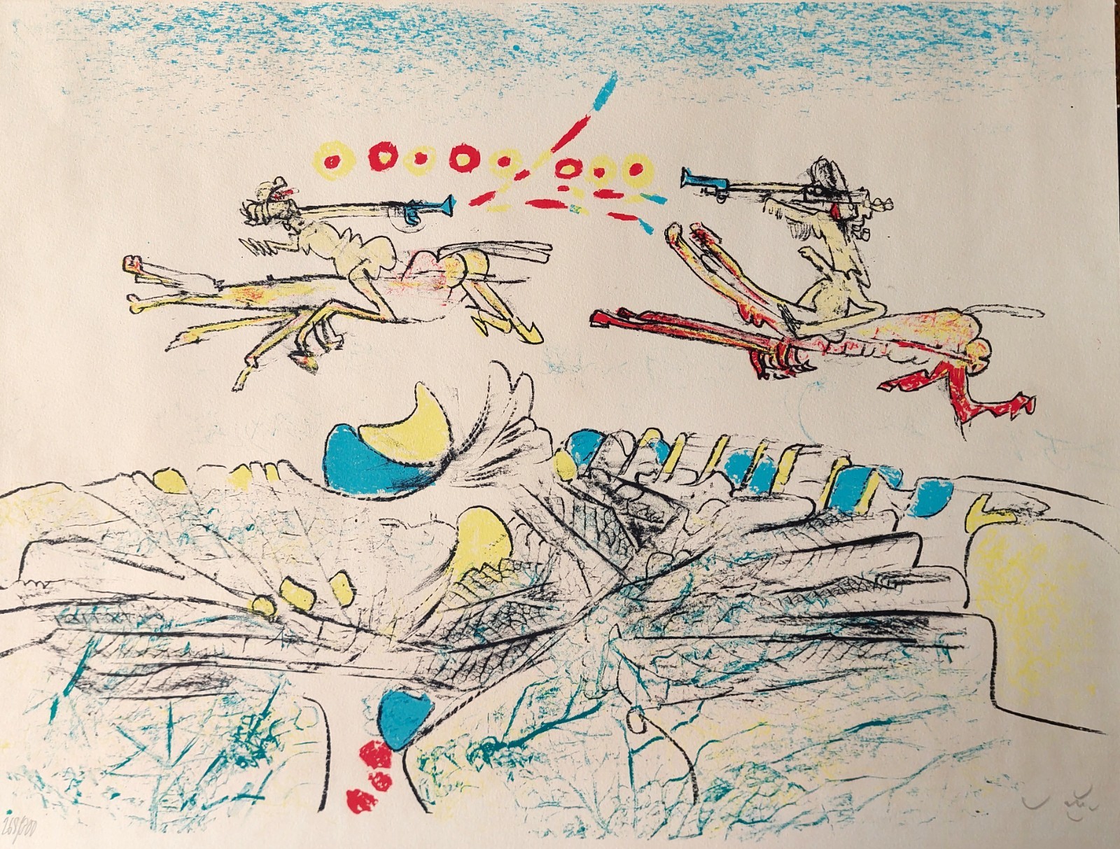 Roberto MATTA Signed lithograph 