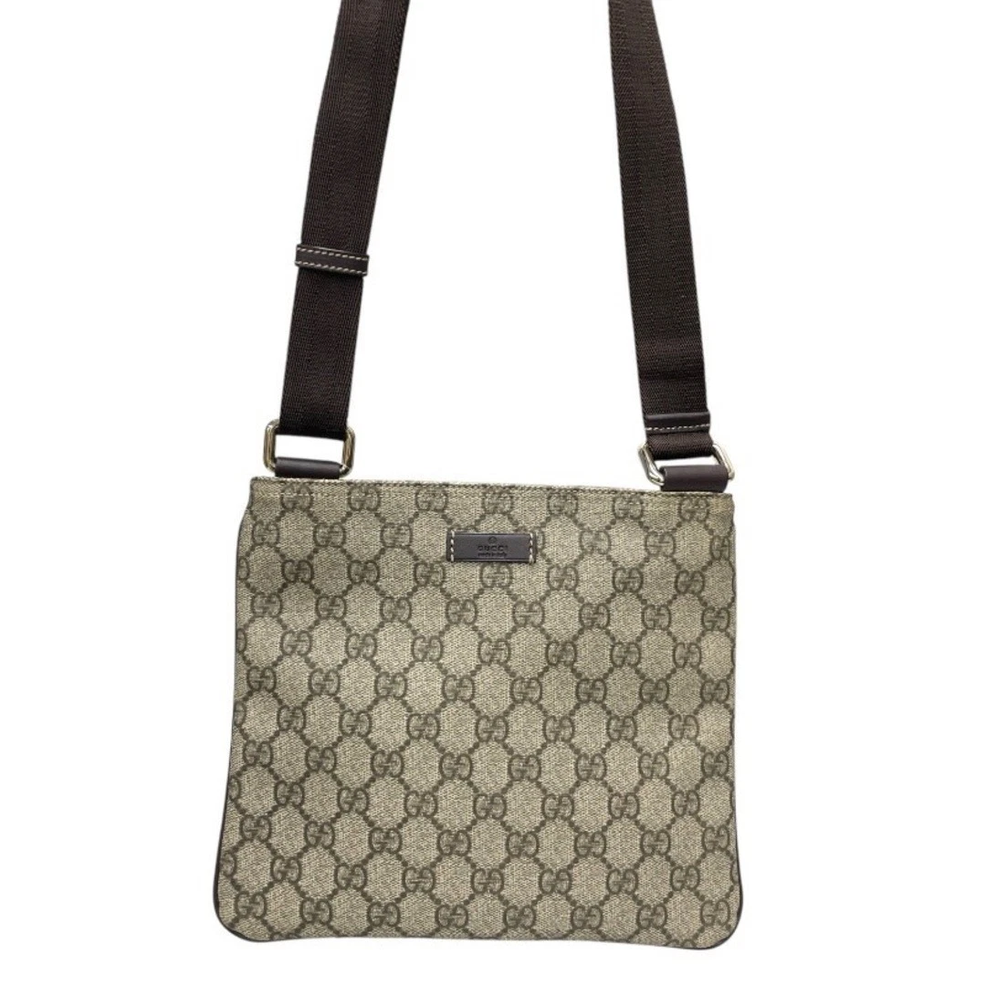 Gucci Gg Supreme 201538 Sac à Bandoulière pour Femme, Sacoche Mini Homme