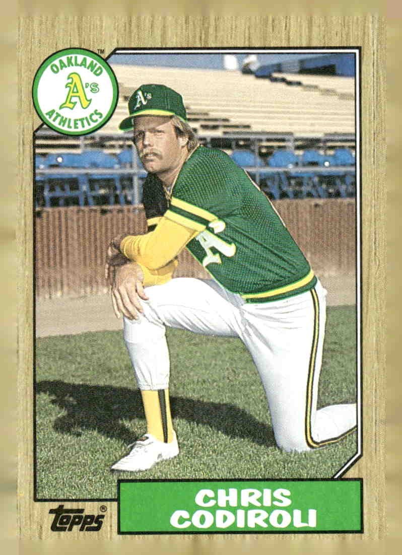 1987 Topps #217 Chris Codiroli