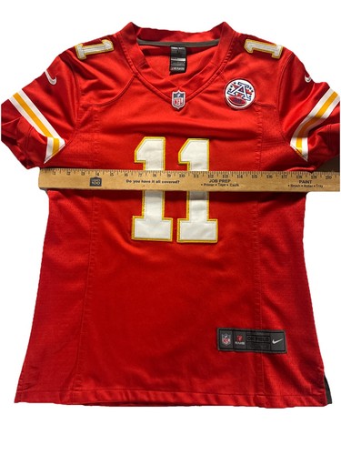 #11 Alex Smith Nike Red Kansas City KC Chiefs Jersey On Field Youth Large sewn - Picture 6 of 16