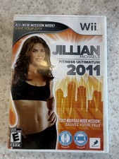JILLIAN MICHAELS FITNESS ULTIMATUM 2011 NINTENDO WII GAME DISC, MANUAL & CASE