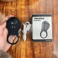 Remote Control Penis Ring Vibrator Sex Toy for Men Delay Time Prostate Massager