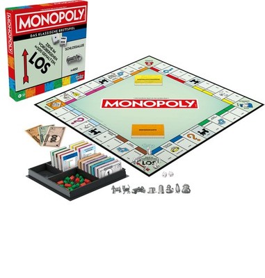 HASBRO GAMING Monopoly Classic (Neuauflage) Brettspiel Rot/Mehrfarbig