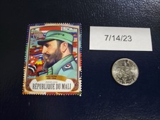 Fidel Castro Former President 2018 Republique Du  Mali Stamp (a)