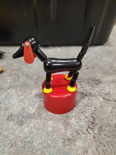 Chien En Bois Vintage PUK - BRIO - Fabriqué En Suède - Incomplet