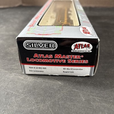 ATLAS CLASSIC SILVER LOCOMOTIVE HO ERIE LACKAWANNA ALCO S2 ROAD #533 10001469