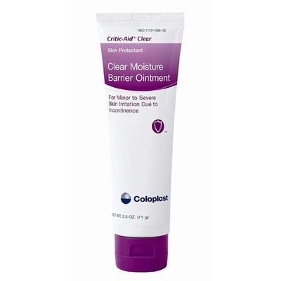 Coloplast Critic-Aid Clear Moisture Barrier Ointment, 2.5 oz Tube